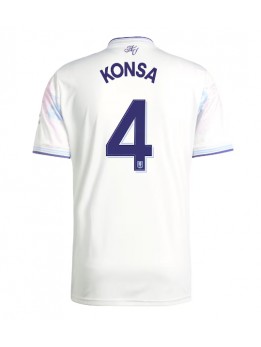 Aston Villa Ezri Konsa #4 Rezervni Dres 2025-26 Kratak Rukavima Aston Villa Ezri Konsa #4 Rezervni Dres 2025-26 Kratak Rukavima